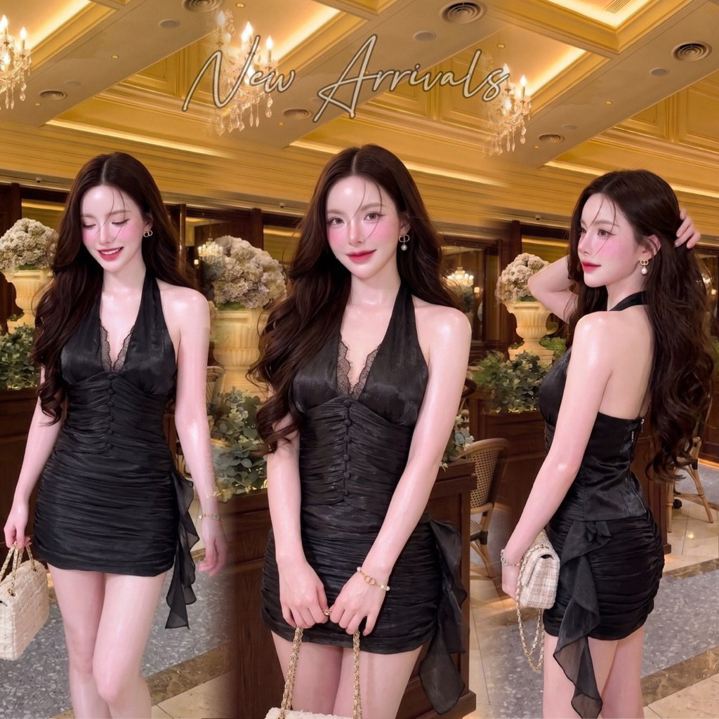 D8 งานป้าย Kittit Set ชุดเซ็ท 2 ชิ้น เสื้อ กระโปรงสั้นซับในกางเกง สำหรับผู้หญิง เสื้อผ้าแฟชั่นผู้หญิง ไซส์ Xs-L