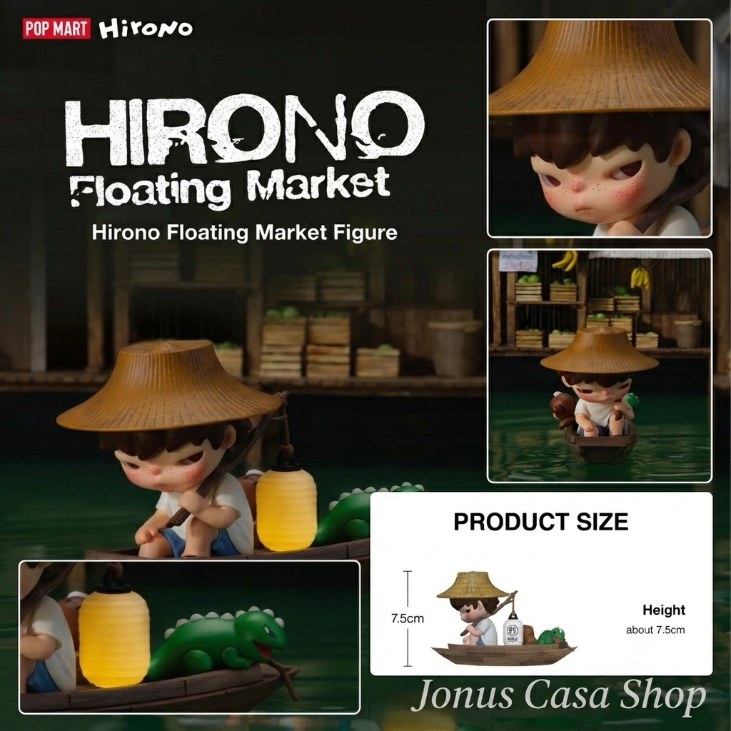 (ใช้Codeลดได้) พร้อมส่ง ฮิโรโน๊ะตลาดน้ำ ฟิตเกอร์เรือ-Hirono Floating Market Figure