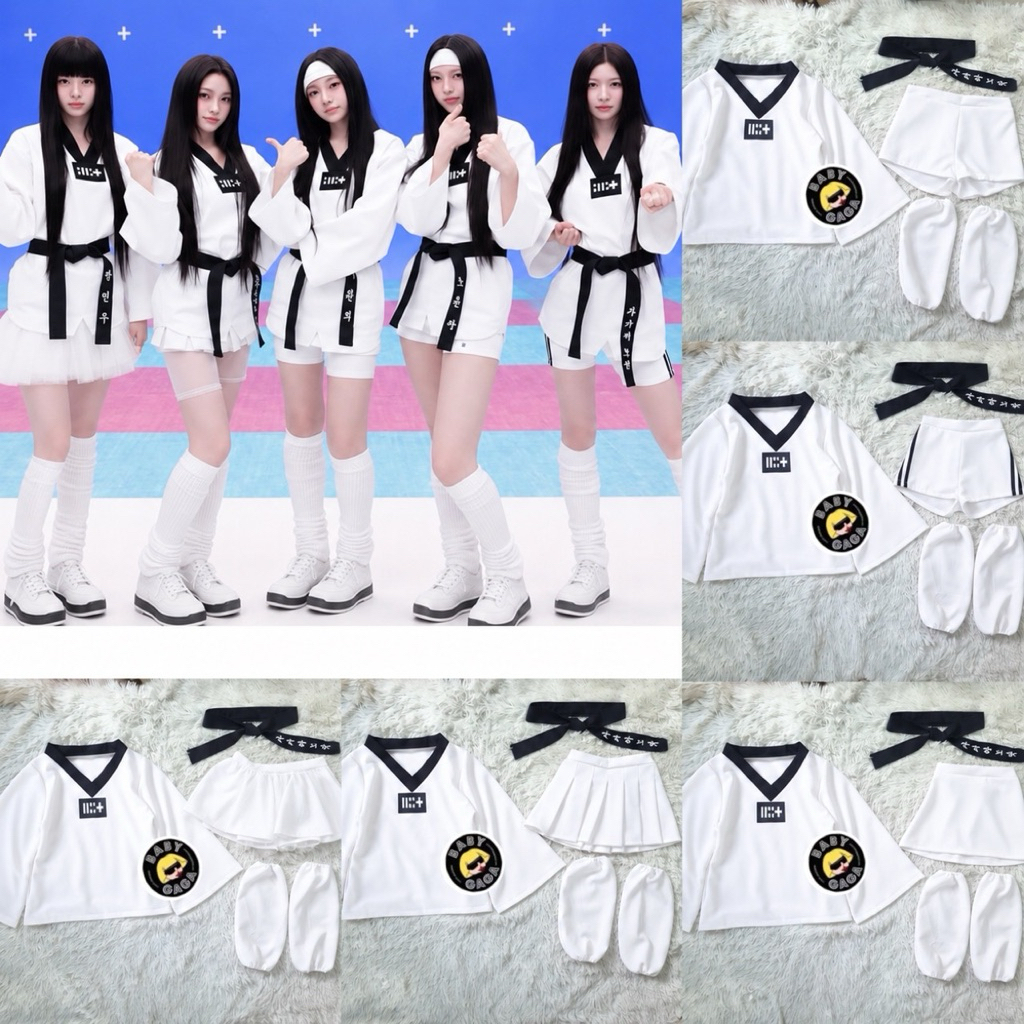 BABYGAGA รับตัดชุด Illit It’s Me Kpop เคป๊อป ชุดเคป๊อป ชุดเต้น ชุดโคฟ ชุดโคฟเวอร์ Yunah Minju Moka Wonhee Iroh