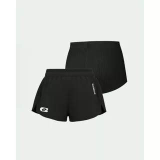 GYMBESTIE - ELITE RUNNER SHORT กางเกงวิ่งเเหวกข้าง ข้างหลังอัดพลีท (มีซับในเเบบ กกน)