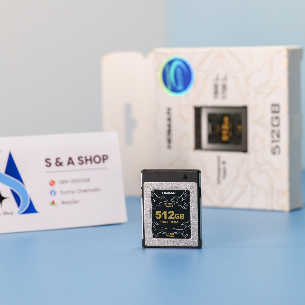 HOMAN CFexpress Card Type-B (512GB) Memory Card เมมโมรี่การ์ดกล้อง (มือสอง)
