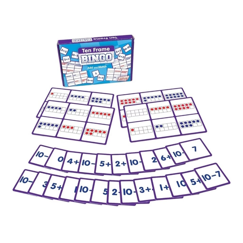 Junior learning | All Bingo Tenflame ,Rhyming , Number , Picture , Alphabet Contains 4 boards and 24