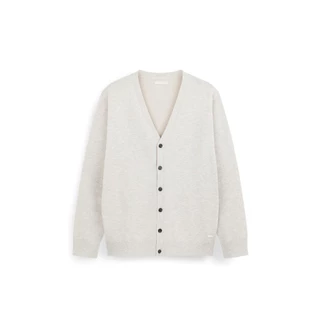 AIIZ เสื้อคาร์ดิแกนคอวีผู้ชายผ้าถัก AIIZ Men's Flat Knit Cardigan