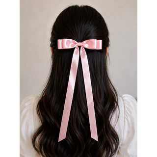 4 🎀 โบว์ติดผมริบบิ้นหางยาว 🎀