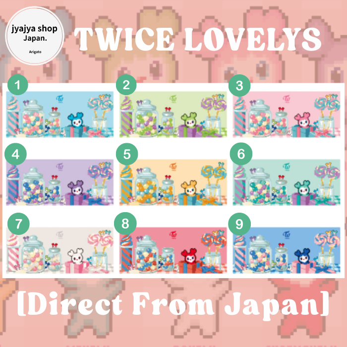 【GiGO Japan Exclusive】TWICE LOVELYS แผ่นรองเมาส์ Rubber Mat ลิมิเต็ด GiGO ของแท้ มือหนึ่ง