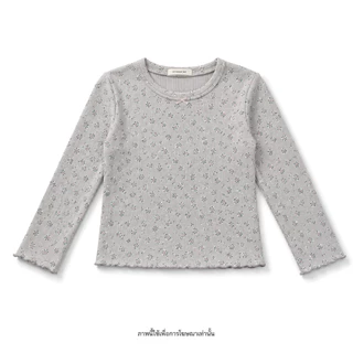 ÉTOILE BNK MONET LONG SLEEVE เสื้อแขนยาวดีเทลดอกไม้ตรงอก