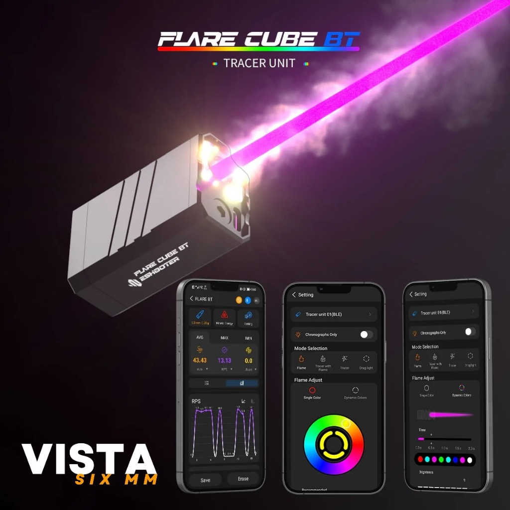 🔫 Eshooter Flare Cube BT Tracer Unit