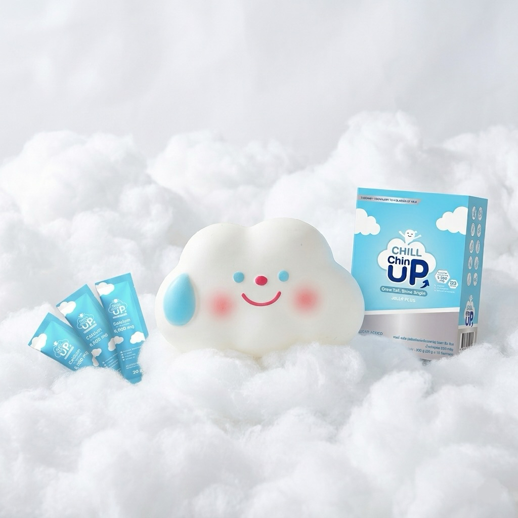 [FREE] สกุชชี่ก้อนเมฆ Chill Chin UP (รุ่นมีกลิ่นหอม นุ่มมาก)