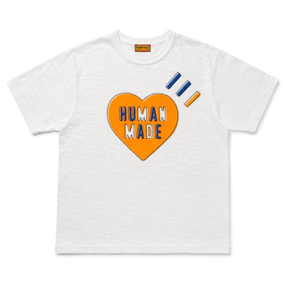 พร้อมส่ง | เสื้อยืด HUMAN MADE - Heart Logo Colorful ลายหัวใจ ผ้า Slub Cotton 💯 รับประกันความพอใจ คืนเงินได้
