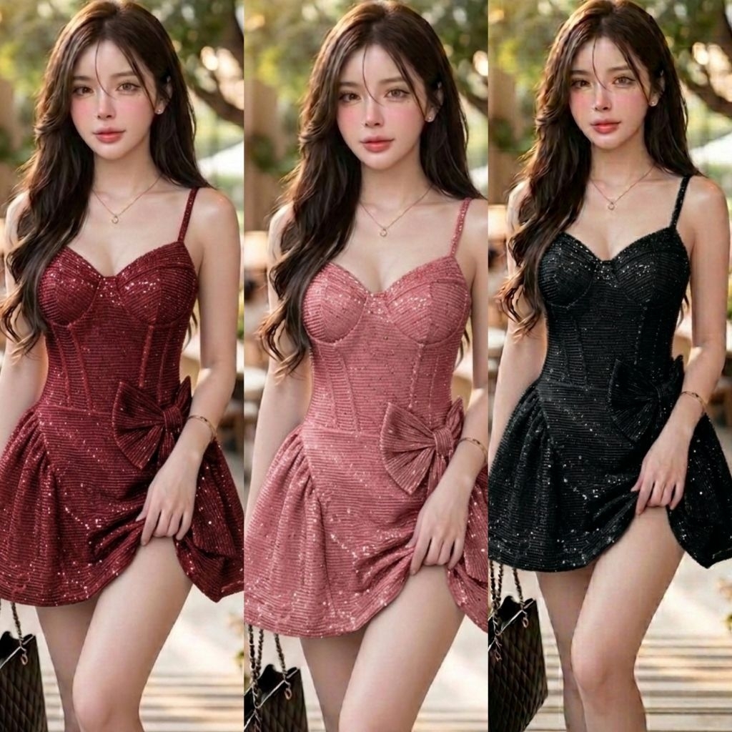 ชุดออกงานผ้าเลื่อมสตาร์ไลท์
