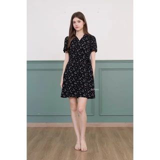 Cheryl brand - Lindsay Dress in Floral Print / เดรสสั้นพิมพ์ลายดอกไม้