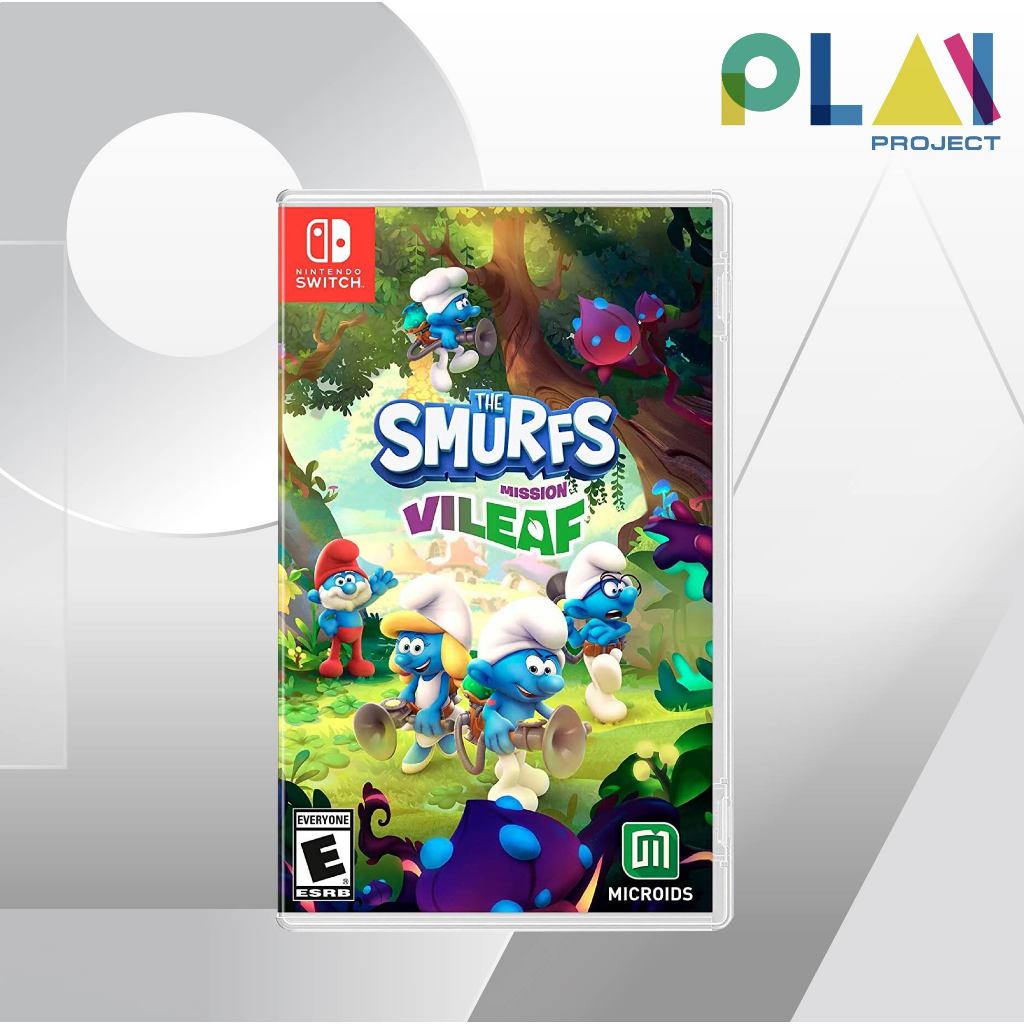 Nintendo Switch : The Smurfs: Mission Vileaf [มือ1] [แผ่นเกมนินเทนโด้ สวิตช์]