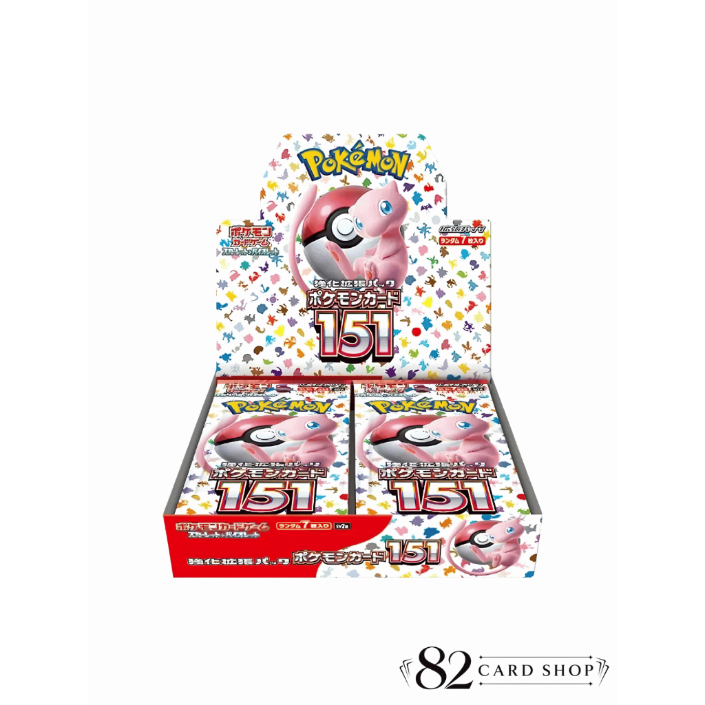 พร้อมส่งในไทย Pokemon TCG Card Game Pokemon 151 (Japan Version) - การ์ดโปเกม่อน ยกกล่อง ของแท้