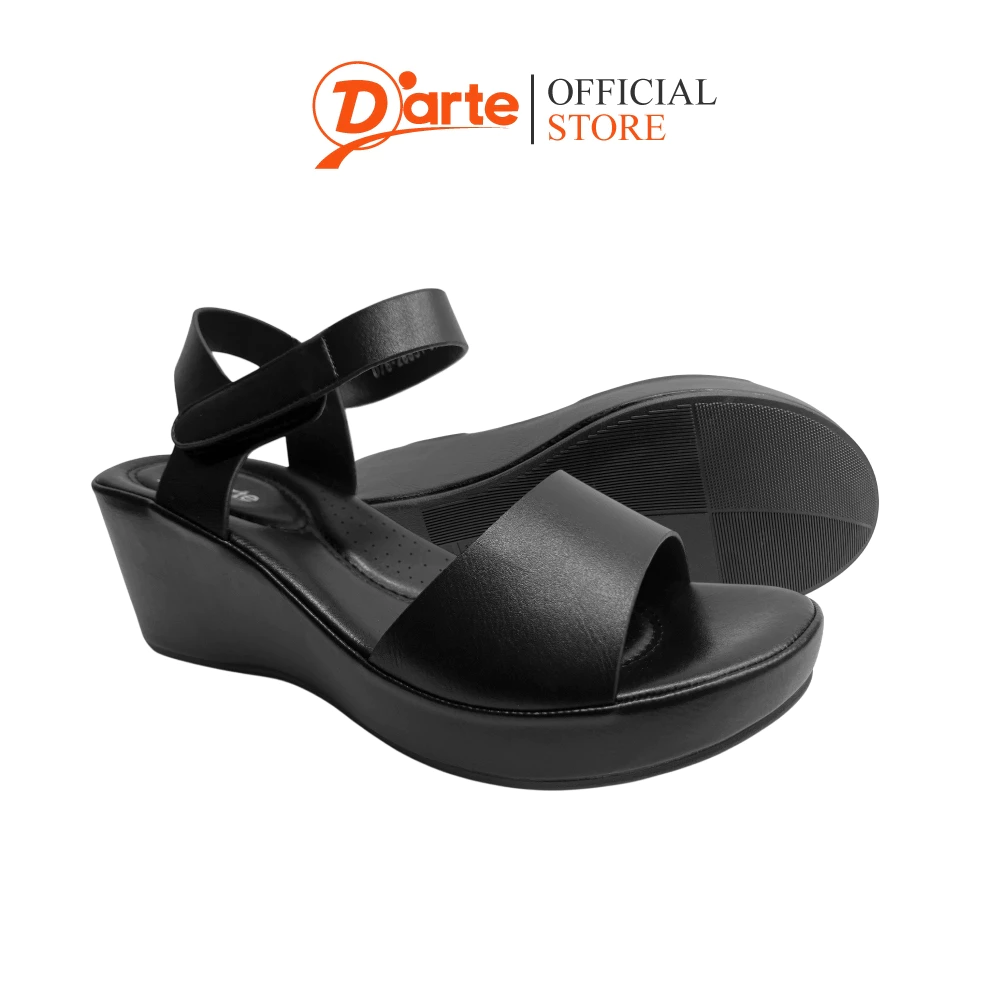 D'ARTE (ดาร์เต้) รองเท้าแตะแบบรัดส้น รองเท้าแตะเสริมส้น รุ่น D76-26831