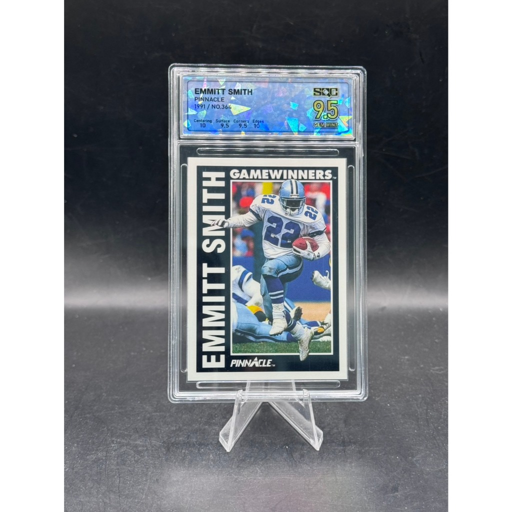 Emmitt Smith - 1991 Pinnacle - "GameWinners" - SQC Graded 9.5 Gem Mint