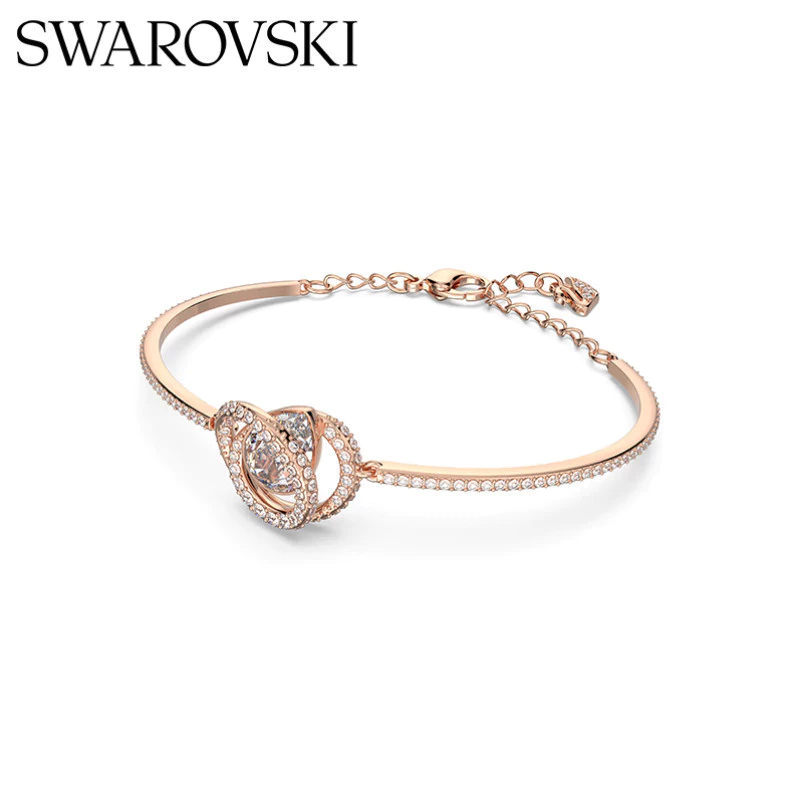 จัดส่งทันทีSwarovsk GENERATION Bracelet รูปร่างหยด กำไลข้อมือผู้หญิง กลวงออก
