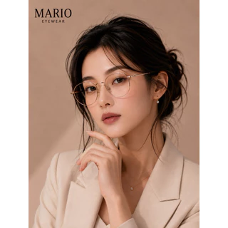 "Mario: แว่นสายตาสั้น มัลติโค้ด UV400 สั้น-50ถึง-800 (ออกแดดไม่เปลี่ยนสี) ขาแว่นสปริง รุ่น3121