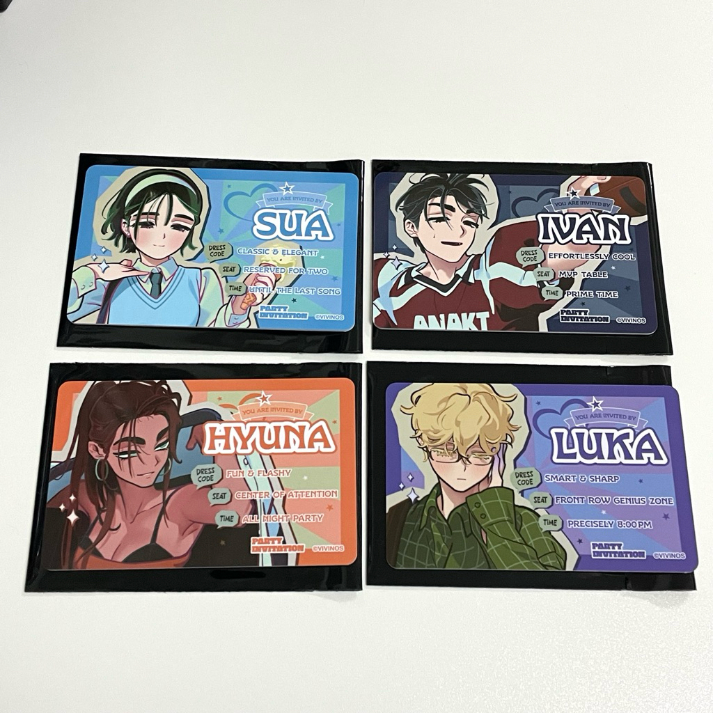 (พร้อมส่ง/ของแท้) ไอดีการ์ด Alien Stage <Find your Plus One!> - Ivan, SuA, HyunA, Luka ID card collection
