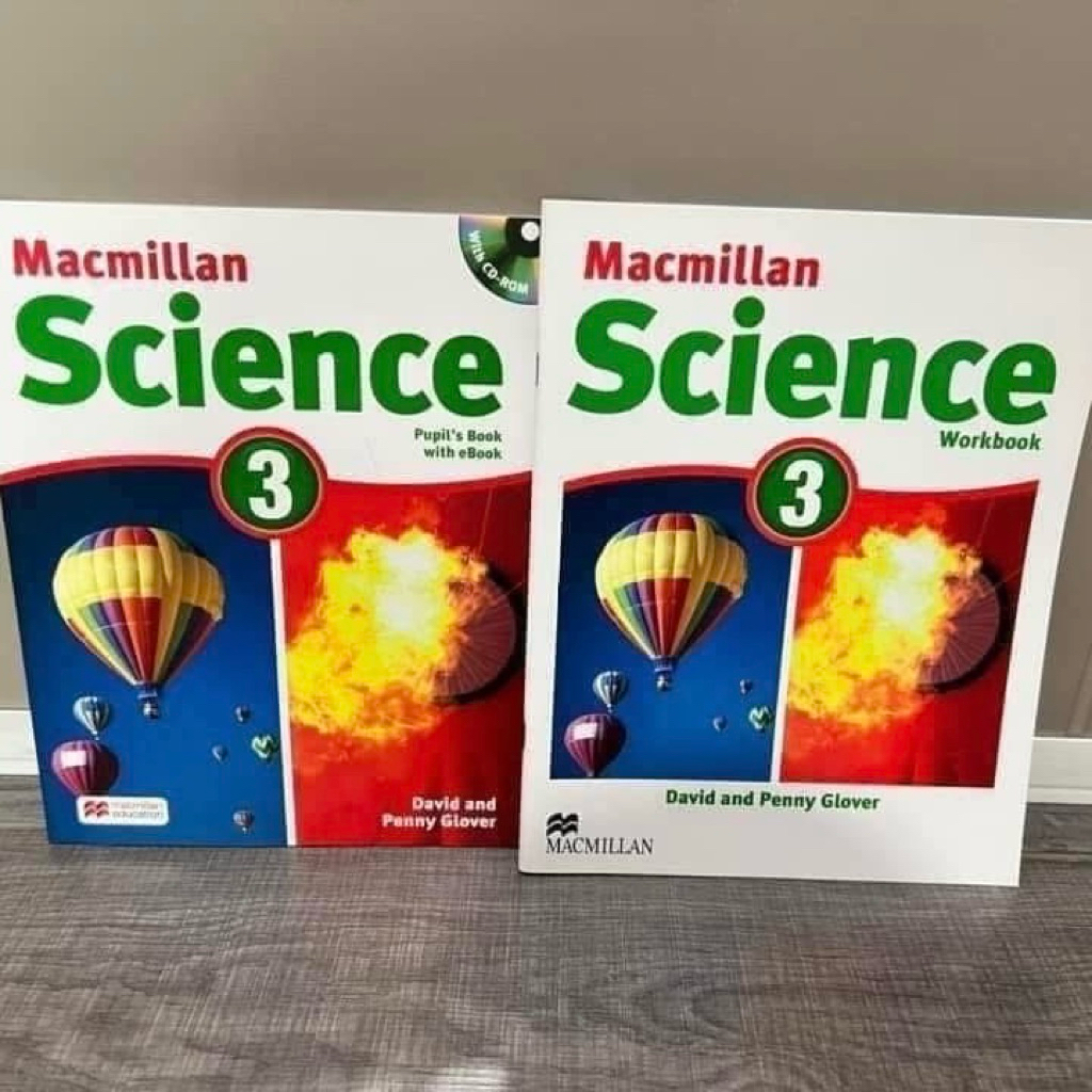 Science Macmillan Grade 3 หนังสือแบบเรียนพร้อมแบบฝึกวิทยาศาสตร์ หนังสือใหม่ ไม่มีตำหนิ