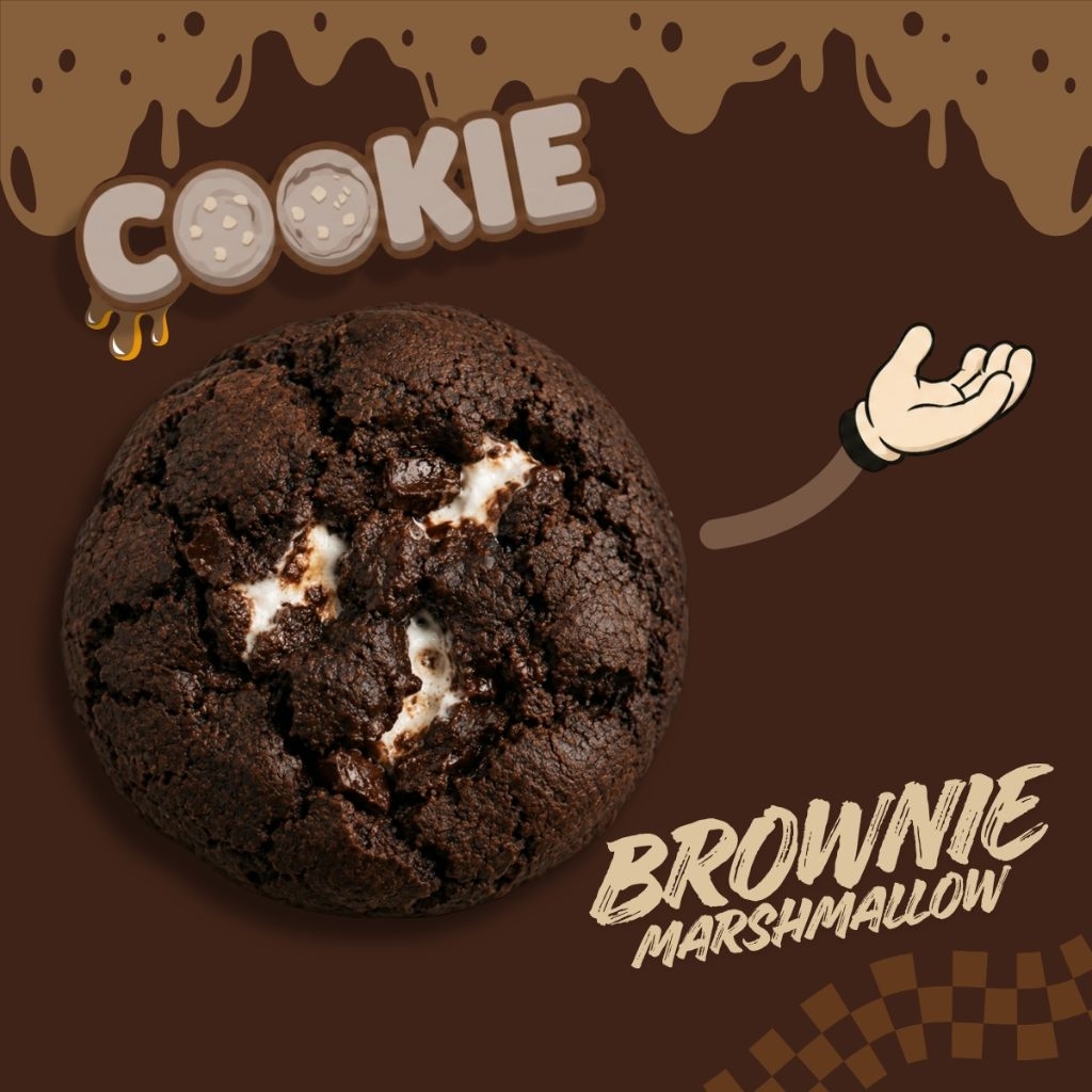 ซอฟต์คุกกี้ บราวนี่ มาร์ชเมลโล่ Soft Cookie Brownie Marshmallow