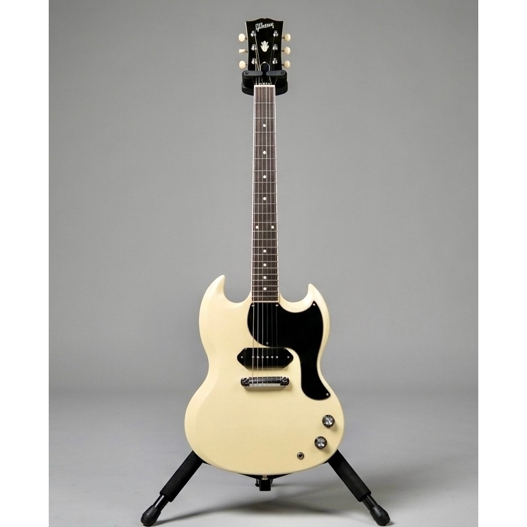กีต้าร์ทรง SG Junior Polaris White P90 Pickup