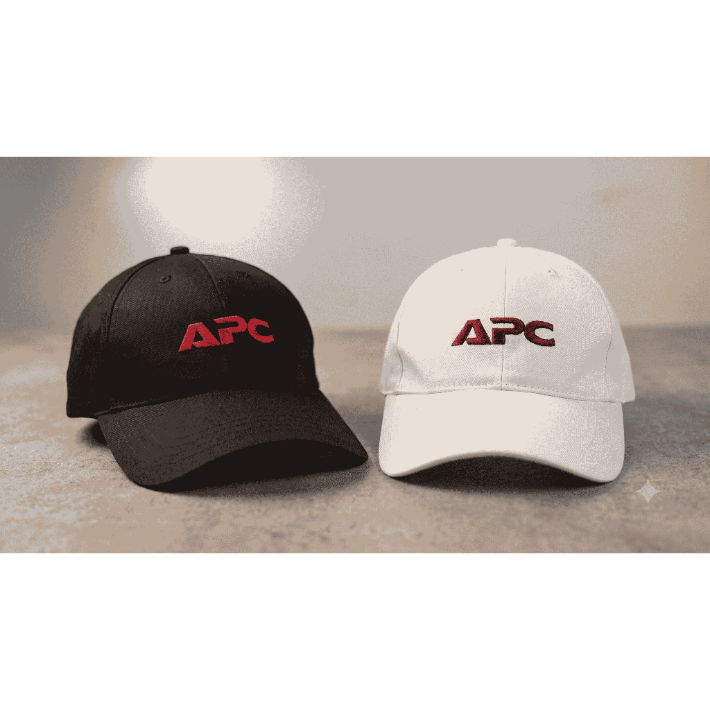 หมวกกันแดดคละสี ขาว ดำ จากทาง APC