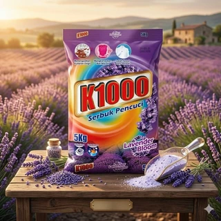 ผงซักฟอก K1000 ถุงละ 5 กก. (จำกัด 1 ถุงต่อ 1 ออเดอร์)