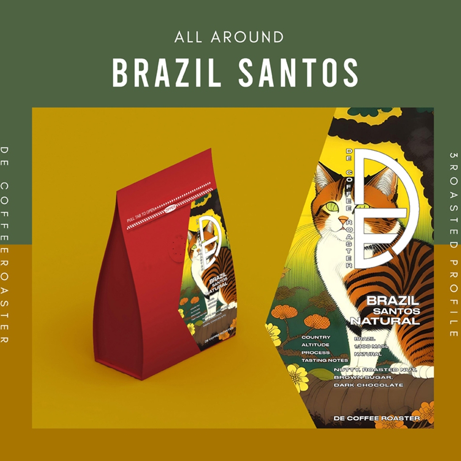 เมล็ดกาแฟ BRAZIL SANTOS 200g -1000g