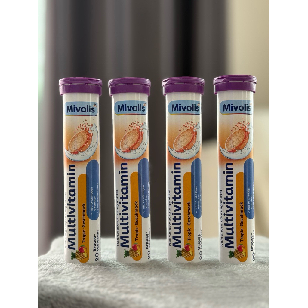 เม็ดฟู่ วิตามินรวม Mivolis exp. 2028 แท้100% จากเยอรมัน multivitamin