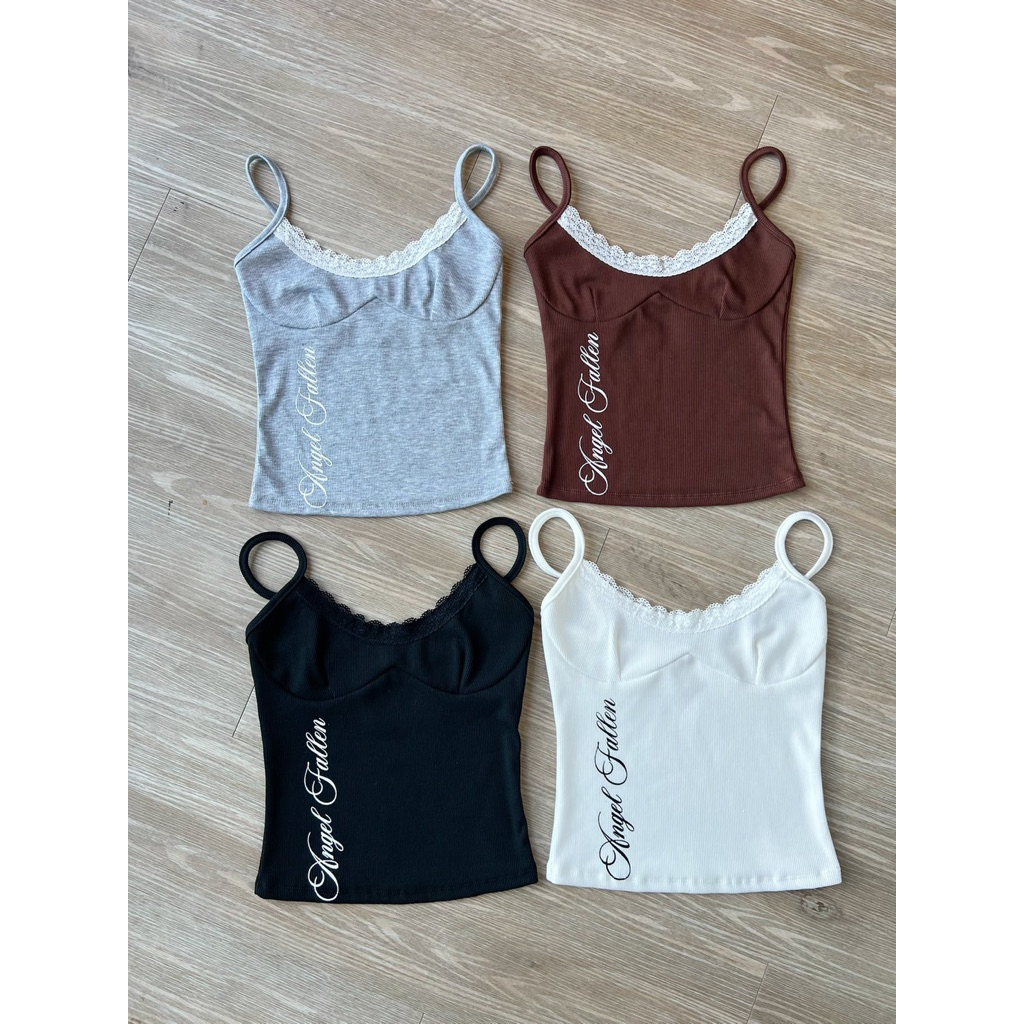 Summer top - เสื้อสายเดี่ยวดอกไม้ *มีลายเข้าเพิ่มค่ะ 🌺