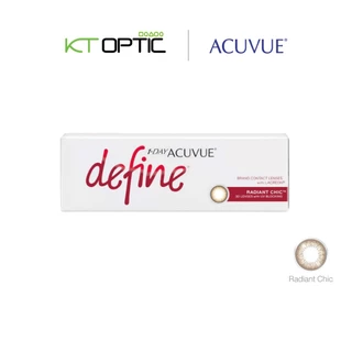 (โปรพิเศษ 8.8 ลดกระหน่ำ) ACUVUE 1-DAY DEFINE 1 Box คอนแทคเลนส์สีรายวัน สำหรับสายตาสั้น
