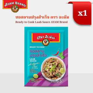 [ของแถมงดจำหน่าย] อะยัม ซอสลาบปรุงสำเร็จ 67.5 กรัม Ayam Thai Laab Sauce 67.5g