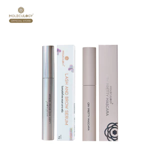 Moleculogy [Set 2 ชิ้น] Cry Pretty Mascara (8g) + Lash & Brow Serum (9g)