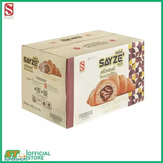 ครัวซองต์ SAYZE' ช็อกโกแลต / ครีมนมเนย /ครีมนมชมพู/ แยมสตรอเบอรี / แยมบลูเบอรรี่ ยกลัง / 12 กล่อง