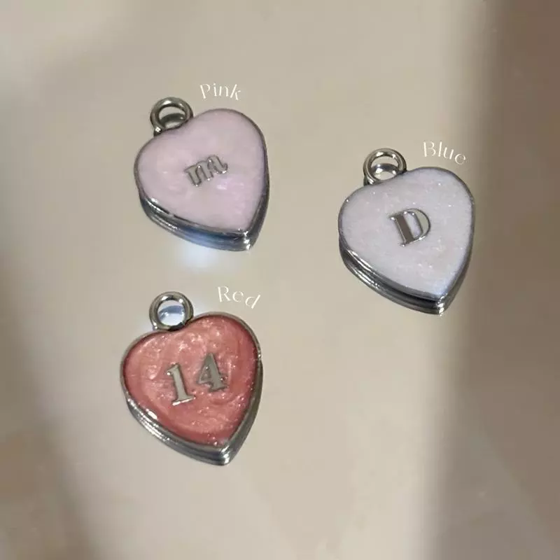 Dearly.hug - Resin Charm จี้เรซิ่นตัวอักษร ตกแต่งเครื่องประดับ