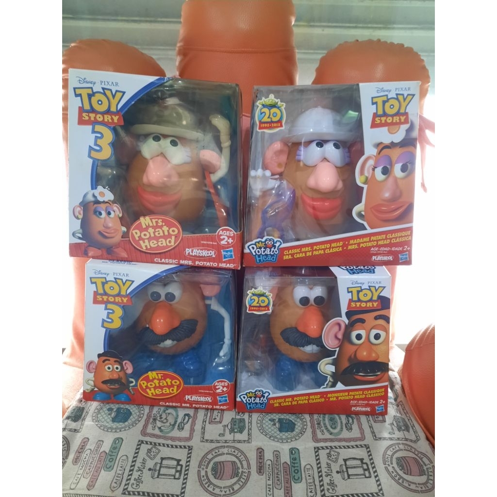 Toy Story Mr.&Mrs.Potato Head classic 2009 Hasbro & 20 anniversary !New!