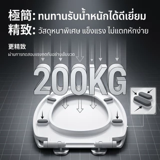 ฝารองนั่งชักโครก ทรงมาตรฐาน ใช้ได้ทุกรุ่น พลาสติกหนาพิเศษ ทนทาน ไม่เหลืองง่าย ติดตั้งเองได้ ดีไซน์ดูแพง