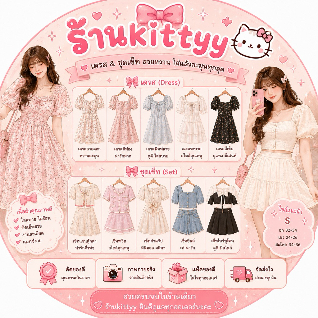 เสื้อผ้างานมือ1(99บาททุกตัว)คุ้มมม🛵🛍️🎀👚🫶🏻 (ขึ้นเตรียมจัดส่งแล้วคือแพ็คสินค้าแล้วนะคะ)📍🍒🎀🛍️👚
