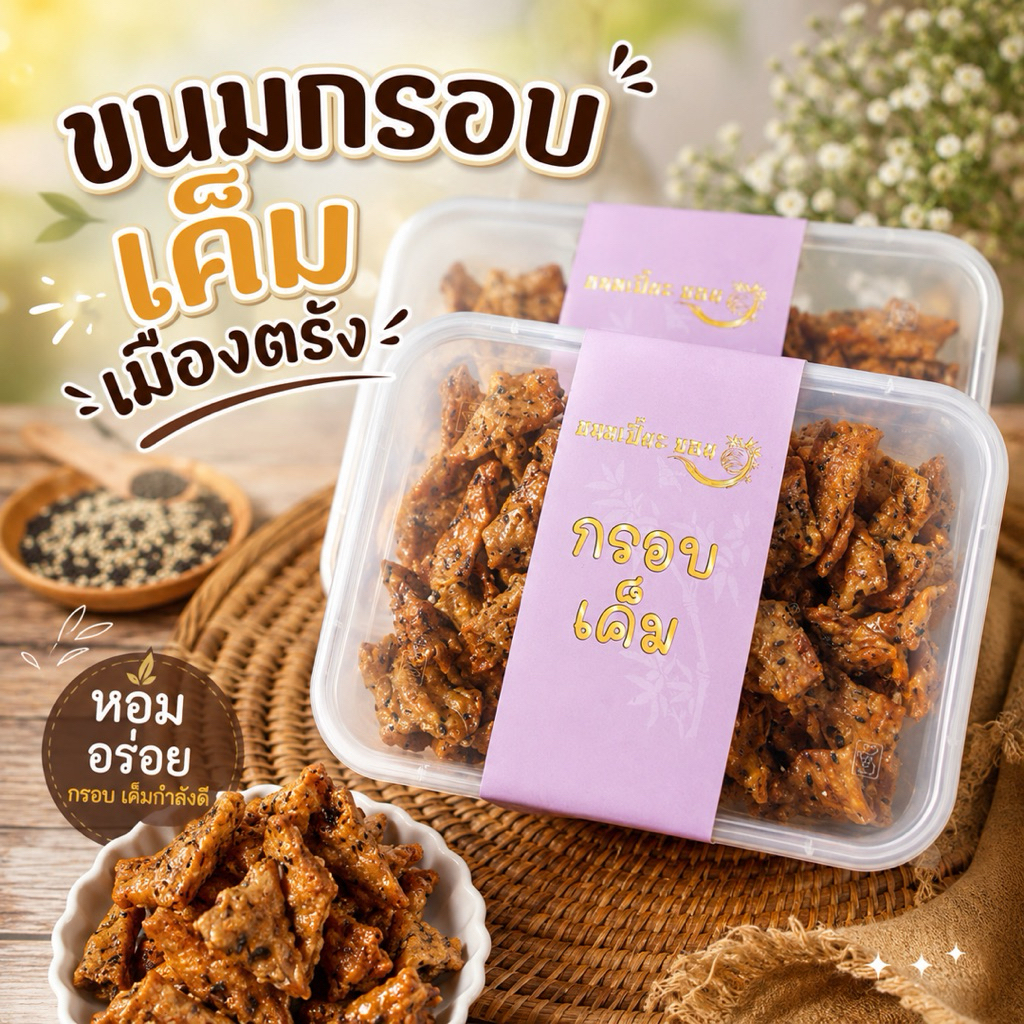 ขนมกรอบเค็ม ร้านเปี๊ยะซอย9 ตรัง