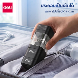 Deli อแดปเตอร์ หัวปลั๊ก หัวปลั๊กพกพา EU US พกเดินทางสะดวก มารตรฐานสากล Adapter Travel Adapter