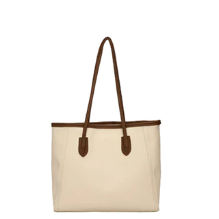 HOOCO กระเป๋าผู้หญิง tote bag กระเป๋าสะพายไหล่โท้สไตล์มินิมอล ความจุใหญ่ ใส่แล็ปท็อปได้ เข้าทุกลุคประจำวัน