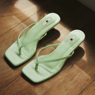 ALEXA KITTEN HEEL SANDALS