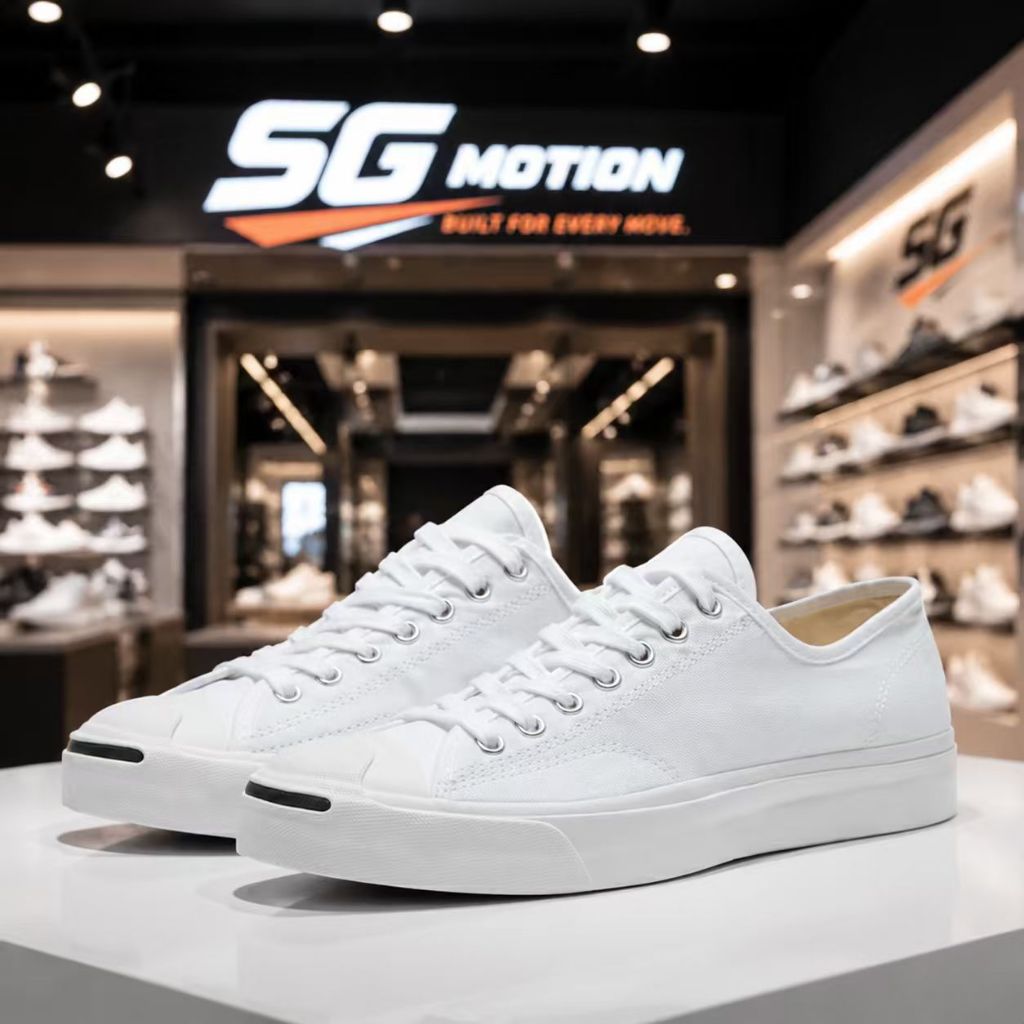 SG MOTION Casual รองเท้า Jack Purcell-white,Black เหมาะผู้ชายผู้หญิง ✅ส่งจากไทย ครบชุด