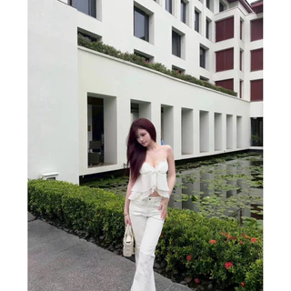✨ 🪼Rosalie Lace Top🪼 ✨เสื้อสายเดี่ยวผ้าชีฟอง RO