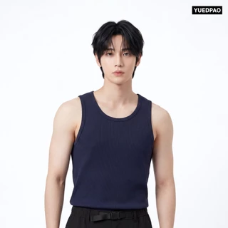 Yuedpao Men's Ribbed Tank Top เสื้อกล้ามผู้ชาย ผ้าร่อง เสื้อกล้ามซับใน Innerwear สีพื้น ใส่สบาย ระบายอากาศได้ดี (4 สี)