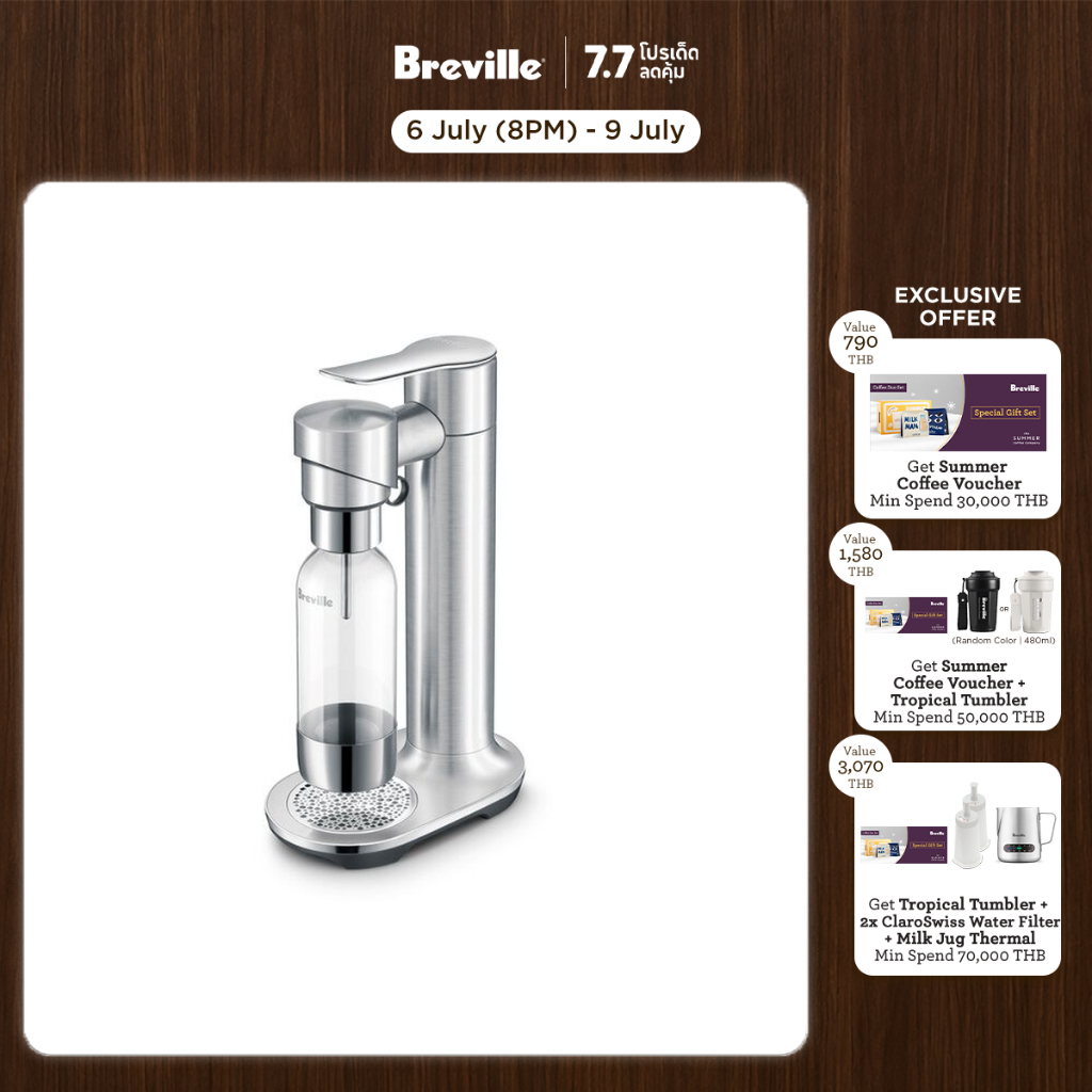 Breville THE INFIZZ FUSION เครื่องทำโซดาอเนกประสงค์