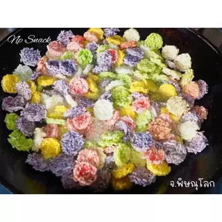 ข้าวแตนมินิแผ่นทอดพอดีคำ กรอบ อร่อย กินเพลิน