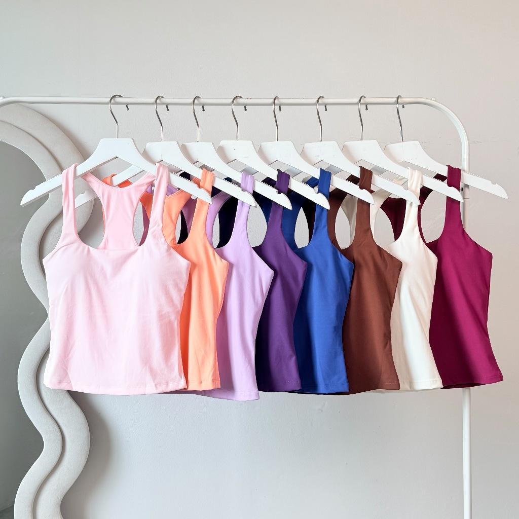 Planky Sports bra  (YOGA/   บ900) บรายาวทรงกล้าม ทรงสวย กระชับใส่สบาย ฟิตเนส  บราออกกำลังกายผู้หญิง