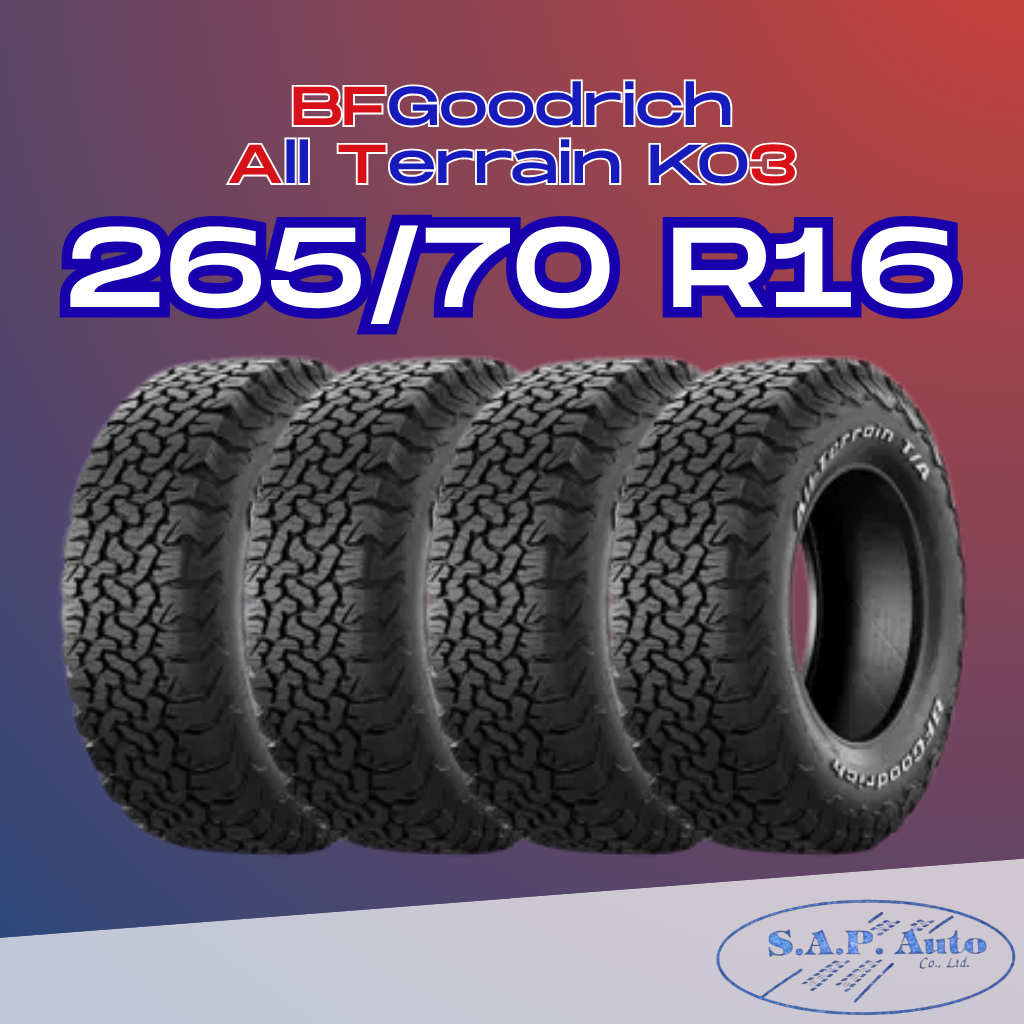 BF Goodrich All Terrain KO3 265/70R16 ยางรถยนต์