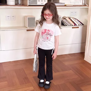 Mikyolike 2-12 ปี สไตล์เกาหลี กางเกงขาม้าเด็กผู้หญิง แฟชั่นลำลอง านุ่มใสสบายฯ ผ้าฝ้ายแท้ กางเกงขาม้าเด็ก